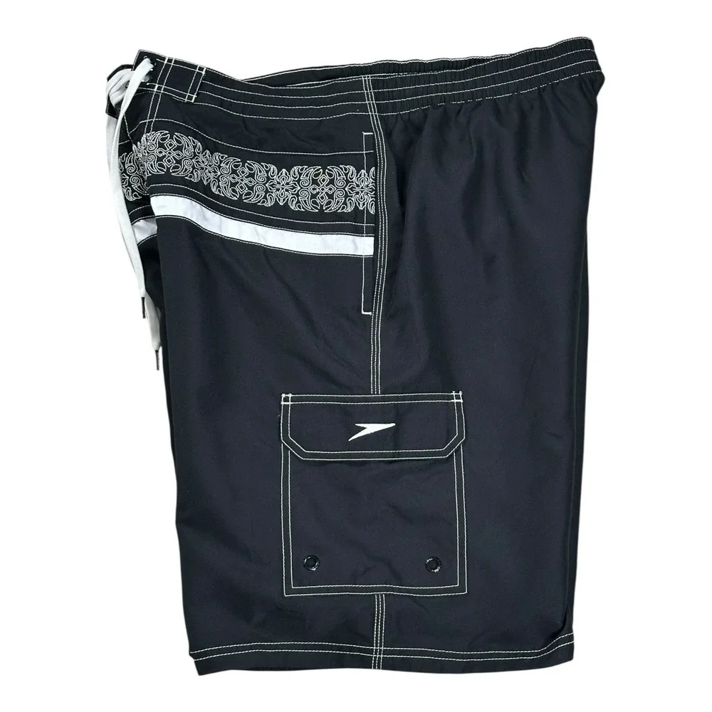Y2K Speedo Men's‎ Size Large Water Board Lined Swimsuit Shorts NWT